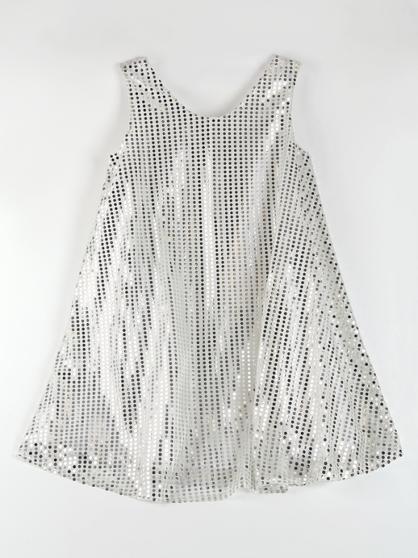 Карнавальный костюм Гэтсби платье, гол убор цвет серебро р-р 42-44 Карнавальный костюм Гэтсби платье, гол убор цвет серебро р-р 42-44