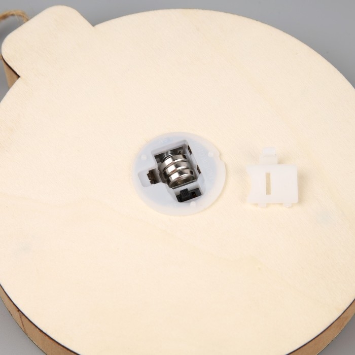 Ёлочная игрушка &laquo;Семья снеговиков&raquo;, от батареек, свечение тёплое белое