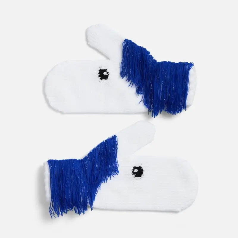 Варежки &laquo;Игогошки&raquo;, с синей гривой