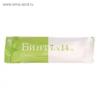 Бинт медицинский стерильный "Емельян савостин", плотность 28 г/кв.м, ТУ, 14 х 700 см