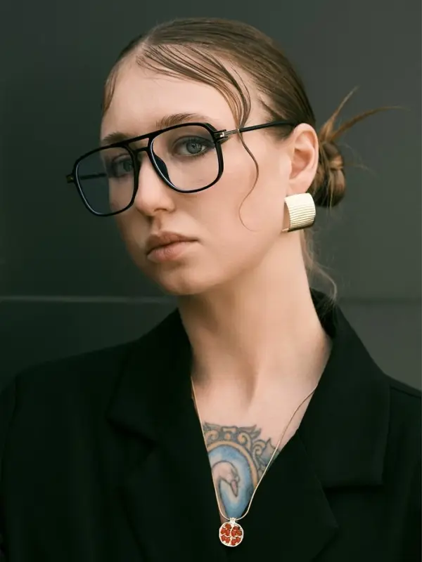 Серьги металл "Дуга" тренд, цвет золото