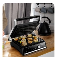 Электрогриль КТ-4601 двусторонний гриль электрический 2000Вт Электрогриль КТ-4601 двусторонний гриль электрический 2000Вт