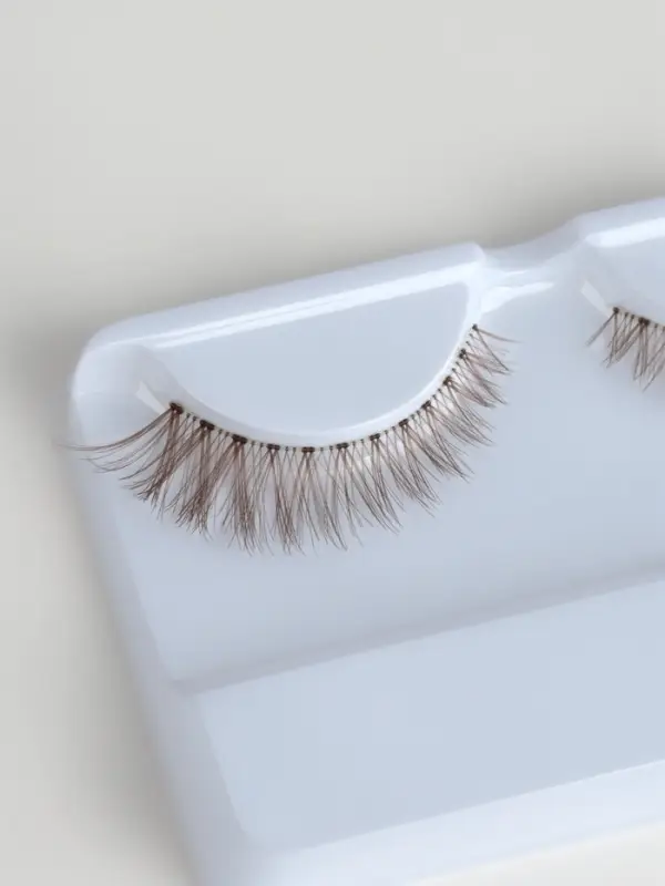 Ресницы накладные &laquo;Утончённость&raquo;, 10-14 мм, без клея, коричневые