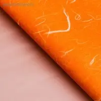 Плёнка матовая "Звёздная ночь" Оранжевый, 0,58 х 0,58 м