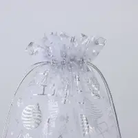 Мешочек подарочный &laquo;Новогодние подарки&raquo;, органза, белый, 20 х 30 см