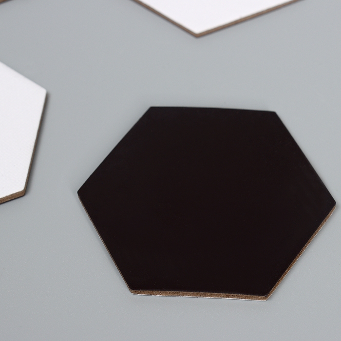 Набор холстов на магните &laquo;Шестиугольник&raquo;, 7,5 см, 4 шт