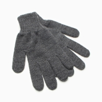 Перчатки женские, цвет тёмно-серый, размер 18 Перчатки женские, цвет тёмно-серый, размер 18