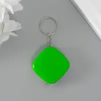 Рулетка-брелок для ключей на кольце &laquo;Эксперт&raquo;, 1 метр, 3.5&times;3.5 см, МИКС