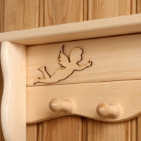 Полка-вешалка &laquo;Уют-Ангелы&raquo; 55&times;22&times;8см