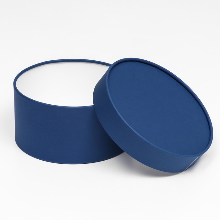 Подарочная коробка &laquo;Глубина&raquo;, темно синяя, завальцованная, без окна, 18 х 10 см