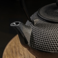 Чайник чугунный Magma &laquo;Восточная ночь&raquo;, 600 мл, с ситом, эмалированный внутри