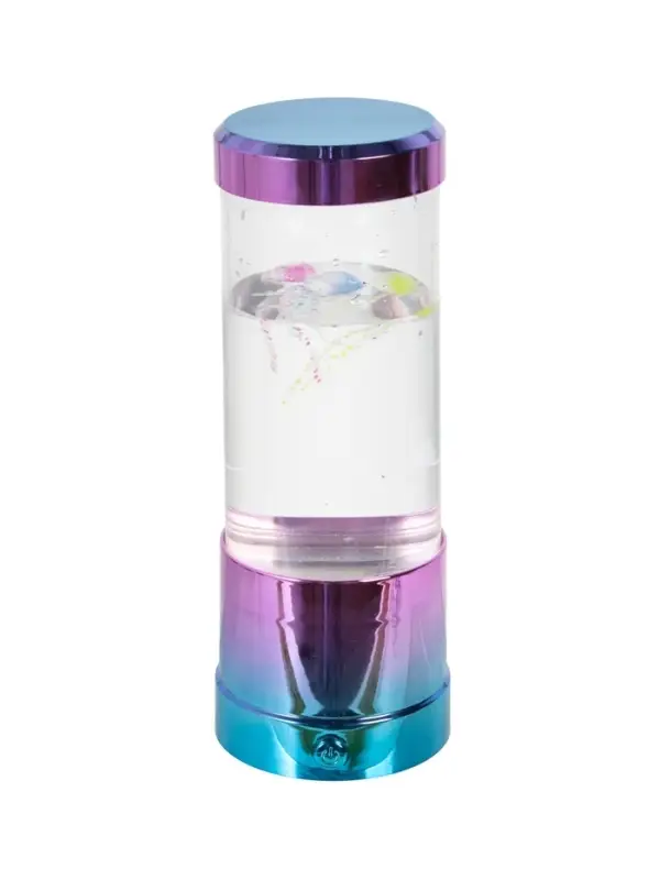 Светильник "Медузы" LED, RGB, USB, 3-5Вт, розово-голубой металлик 9х9х3 см