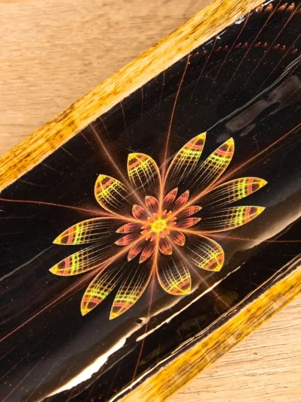 Подставка под благовония "Хинди" 28х10х3 см, манговое дерево