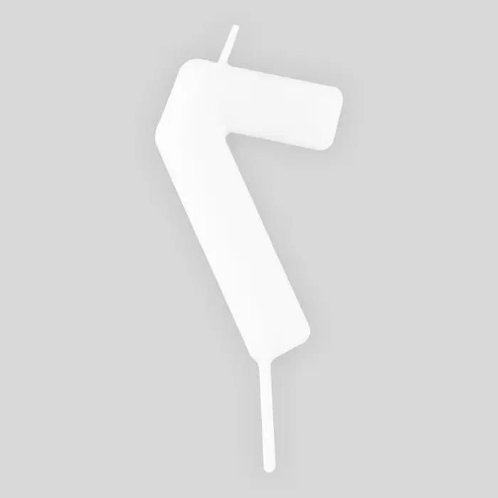 Свеча для торта, цифра &laquo;7&raquo;, светится в темноте, 3,8 х 8 см