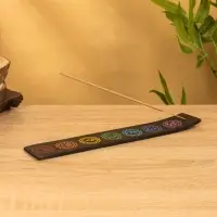 Подставка под благовония "7 чакр" 28,5х5 см, дерево