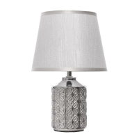 Настольная лампа "Дейзи" Е14 40Вт серебро 20х20х31 см Настольная лампа "Дейзи" Е14 40Вт серебро 20х20х31 см