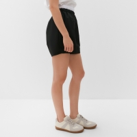 Шорты  женские MINAKU: Basic line цвет черный, р-р 48