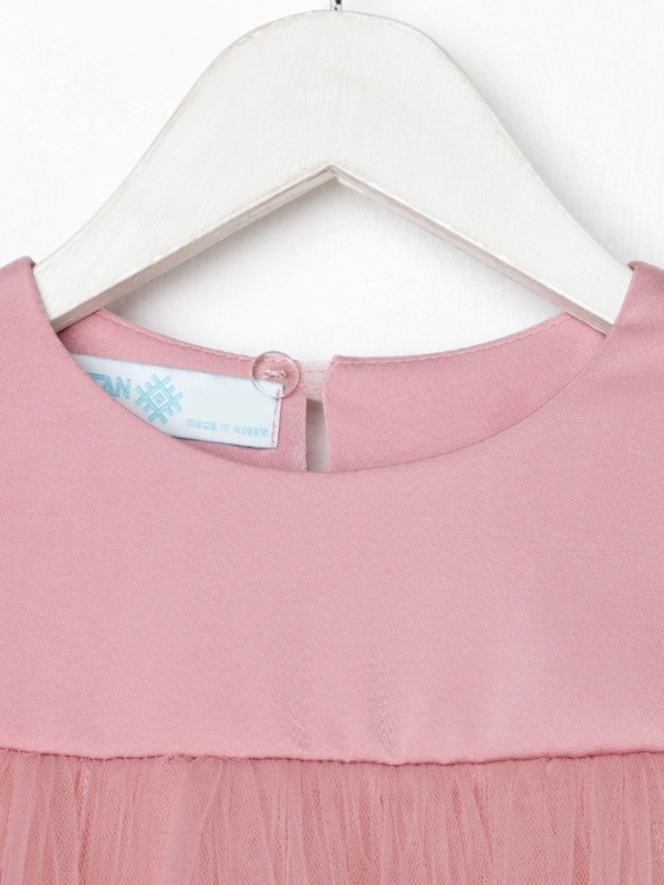 Платье детское с пышной юбкой KAFTAN, рост 98-104, розовый