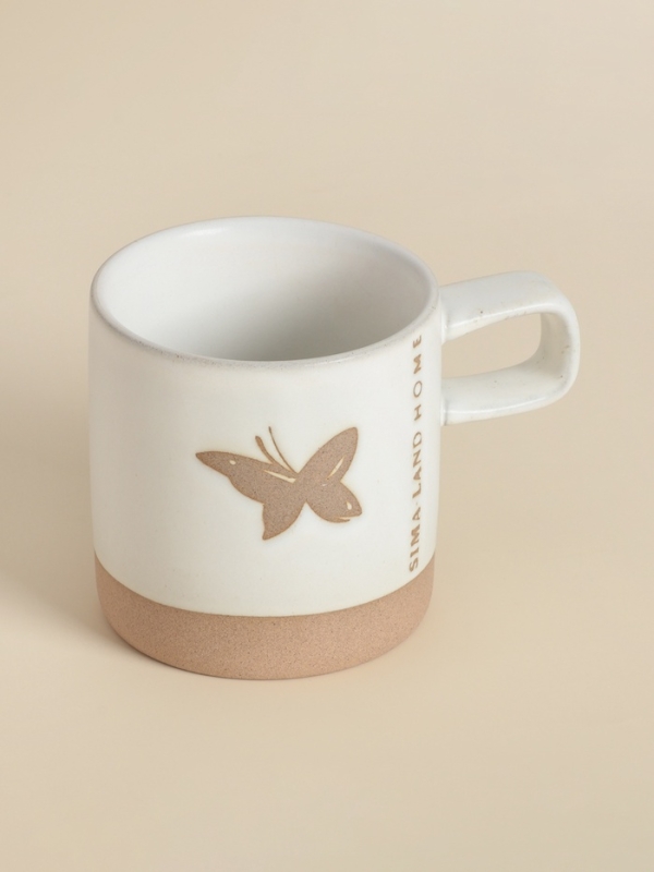 Кружка SL Home "Бабочка", 520 мл, 13,5х9,6х9,8 см.
