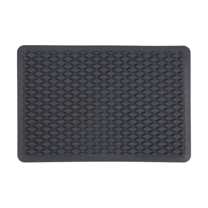 Подпятник для ковриков Eco-cover, Ромб, винты 6 шт, серый, ТЭП