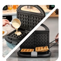 Вафельница электрическая для бельгийских вафель КТ-4680