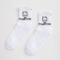 Носки MINAKU &laquo;Game over&raquo;, цвет белый, размер 38-39 (25 см)