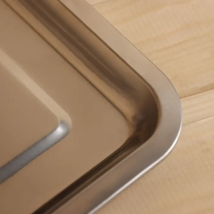 Поддон-испаритель для соляного брикета, нержавеющая сталь, 36х27см, 0,7мм