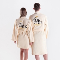 Халат махровый мужской Mister, размер 56-58, 100% хлопок Халат махровый мужской Mister, размер 56-58, 100% хлопок