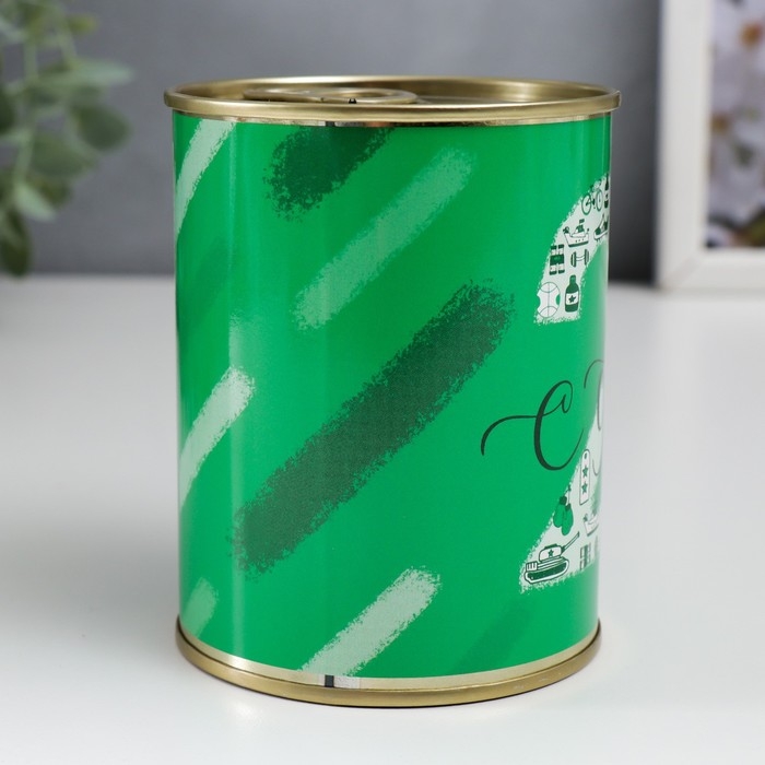 Подарочные носки в банке «С 23 Февраля (цифры-картинки)», (внутри носки мужские, цвет чёрный) Подарочные носки в банке «С 23 Февраля (цифры-картинки)», (внутри носки мужские, цвет чёрный)