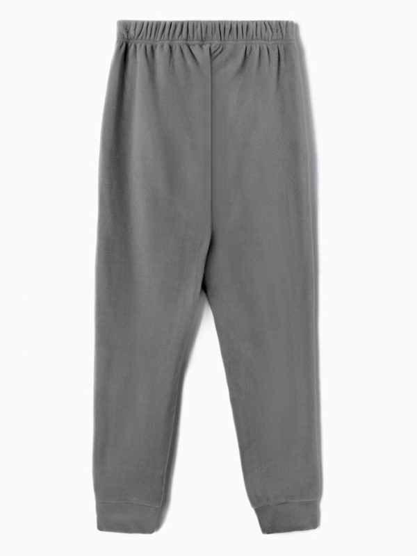 Брюки флисовые мужские спортивные MINAKU: Fleece Soft, размер 52, графитовые