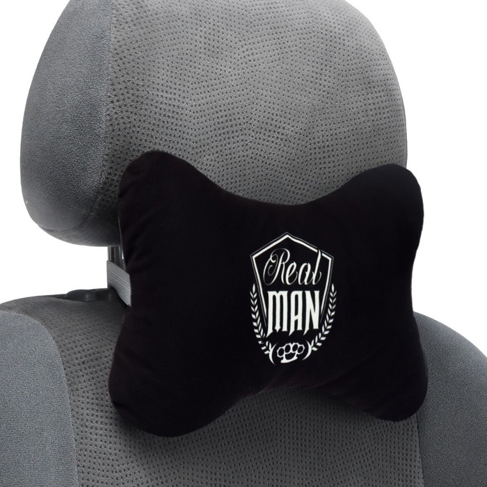Автомобильная подушка &laquo;Real man&raquo;, 19 х 28 см