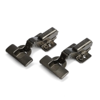 Петля полунакладная с эксцентриком softly clap, цвет черный никель, 2 шт. Петля полунакладная с эксцентриком softly clap, цвет черный никель, 2 шт.