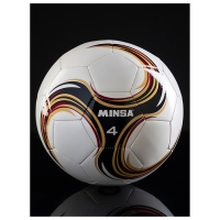 Футбольный мяч MINSA Futsal, машинная сшивка, 32 панели, р. 4, PU