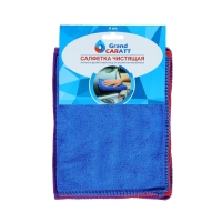 Тряпка для мытья авто, Grand Caratt, микрофибра, 300 г/м&sup2;, 20&times;30 см, набор 3 шт