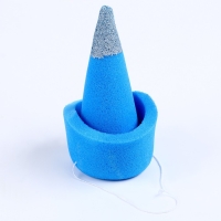 Карнавальный колпак &laquo;Клоун&raquo;, на резинке, поролон, цвет синий