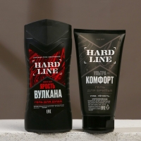 Подарочный набор косметики &laquo;Ярость вулкана&raquo;, гель для душа 250 мл и гель для бритья 110 мл, HARD LINE