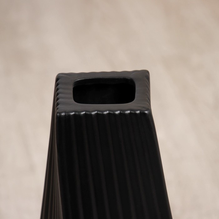 Ваза керамика напольная Ваза керамика напольная "Теренс" 58 см, чёрный