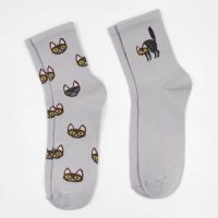 Набор женских носков KAFTAN Cute 2 пары, размер 36-39 Набор женских носков KAFTAN Cute 2 пары, размер 36-39