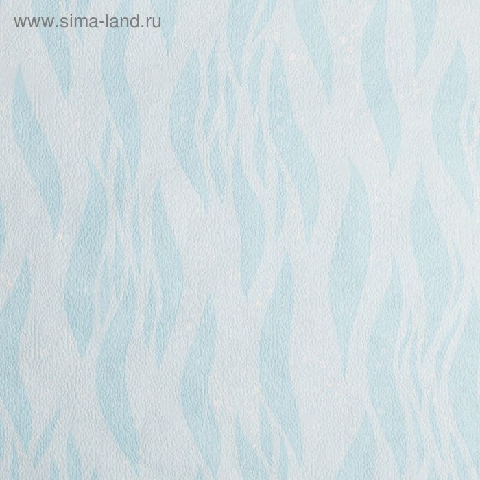 Обои бумажные "Водоросли" голубые, 0,53 x 10,05 м