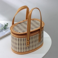 Корзина для хранения Доляна Nature, 20&times;13&times;13, бамбук