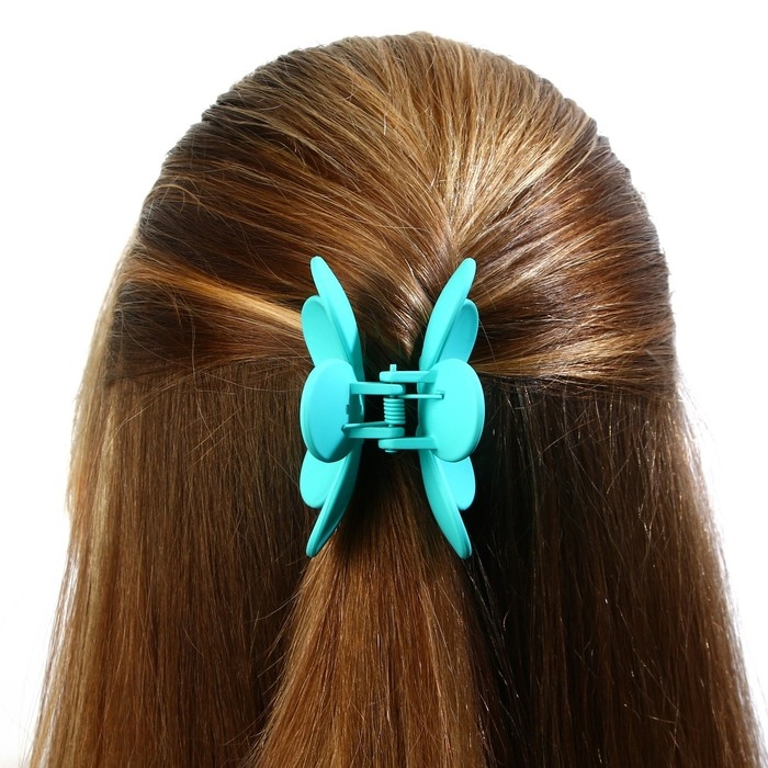 Краб для волос цветок &laquo;Самой чудесной&raquo;, 7.5 х 3.5 см