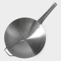 Сковорода-Wok Hanna Kn&ouml;vell из нержавеющей стали Chief, d=32 см, с ручкой