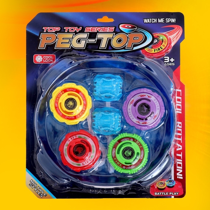 Набор волчков &laquo;Титан&raquo;, с устройством запуска