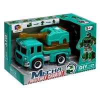 Конструктор винтовой «Военная техника», 2 в 1 робот-машина Конструктор винтовой «Военная техника», 2 в 1 робот-машина