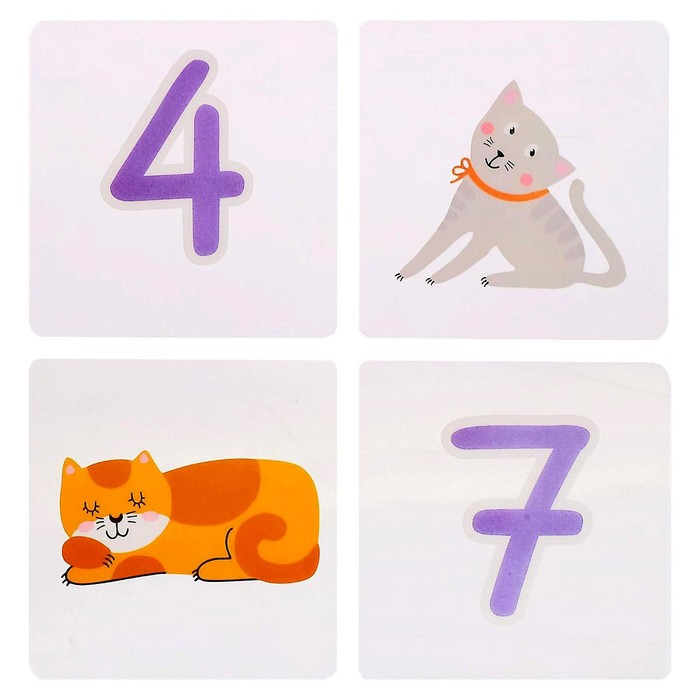 Лото для малышей &laquo;Счёт и фигуры. Подбери число&raquo; / Куликова Е.Н.