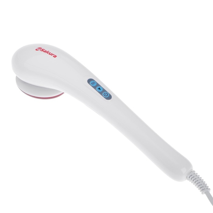 Массажер для тела Sakura SA-5311, 9 Вт, вибрационный массаж, ИК-прогрев, 3 режима, 220 В Массажер для тела Sakura SA-5311, 9 Вт, вибрационный массаж, ИК-прогрев, 3 режима, 220 В