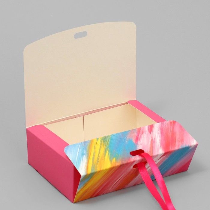 Коробка подарочная складная, упаковка, &laquo;Сюрприз для тебя&raquo;, 16.5 х 12.5 х 5 см