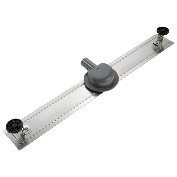 Трап ZEIN engr, c флaнцeм свободного вращ 360°, 7*100 см, d=40/50 мм, нерж сталь, сатин Трап ZEIN engr, c флaнцeм свободного вращ 360°, 7*100 см, d=40/50 мм, нерж сталь, сатин