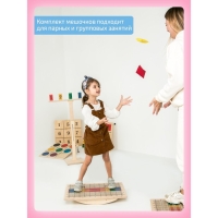 Балансборд &laquo;Доска Бильгоу&raquo; + 12 предметов, комплект &laquo;Успех Макси&raquo; для мозжечковой стимуляции