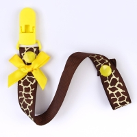 Держатель для соски - пустышки &laquo;Жирафик&raquo;, на ленте